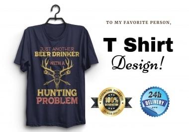 I Will do t shirt design with in 10 hours