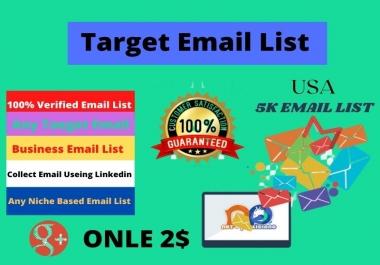 I will sell 5,000 emails if you need to message