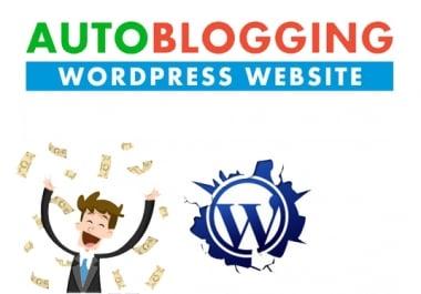 I will create Automated News Website with Passive Earning