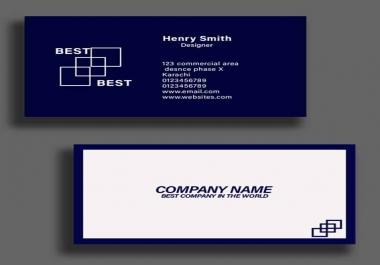 I will design modern business cards.
