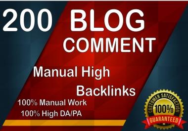 I will 200 high domain authority SEO backlinks