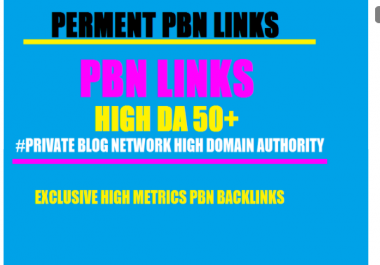 Provide you 104 PBN links From 50+ DA PA sites
