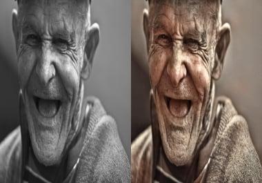 I will restore and colorize your old photos for an awesome present