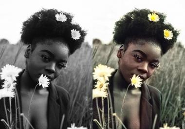 I will restore and colorize your old photos for an awesome present