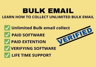 I Will Tech You How To Collect Unlimited Bulk Email
