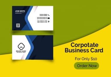 I will design professional business card,  id card and stationery