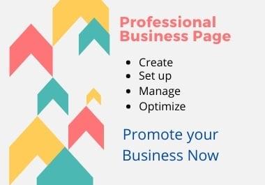 I will create & set up impressive Facebook business page