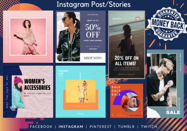 I will design any social media post,  podcast,  ads using canva