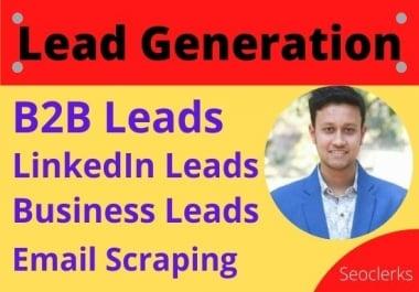 I will collect 50 b2b leads for your business