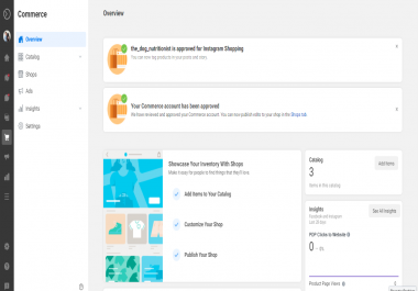 I will set up your Facebook & Instagram shop with product tagging feature
