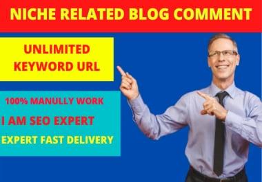 I will probide manually created 50 high quality blog post backlinks your targeted traffic for you