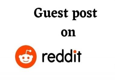 Promote Website with 5 High Quality Reddit Guest Post with Backlinks