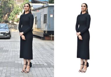 Background removal and background change