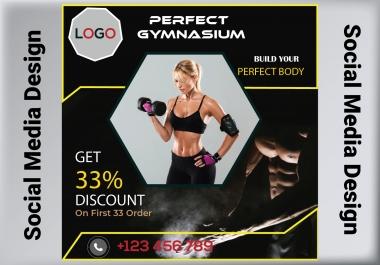 I can design awesome and exclusive social media post,  banners and ads in any size.