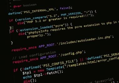 I will be your php developer for all your web projects