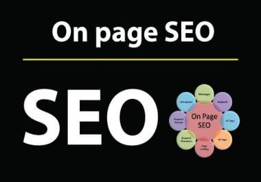 provide onpage SEO that actually rank to google
