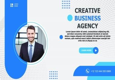 I will do professional banner template banner design for you within short times