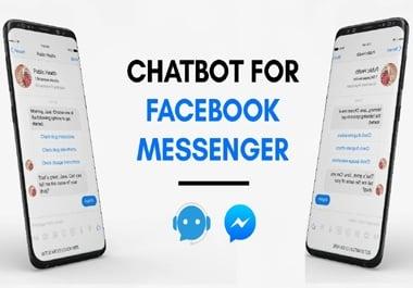 I will create a chatbot for Messenger,  Website Using Manychat,  Chatfuel