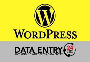 I will do 25 wordpress woocommerce product upload and product listing