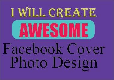 I will design professional facebook cover photo banner desgine