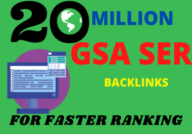 I will create 20 MILLION backlinks SEO service for google ranking & Boosting