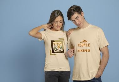 I will make 5 HD t-shirt or website mockup with with real models