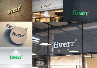 I will do logo mockup,  web page mockup,  tshirt mockup