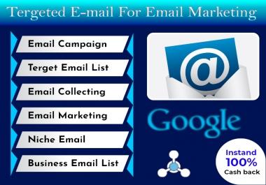I will collect 2k bulk email for your email marketing