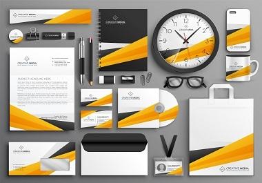 I will design business cards,  letterhead,  and stationery items