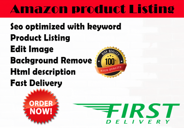 I will do amazon product listing and optimization