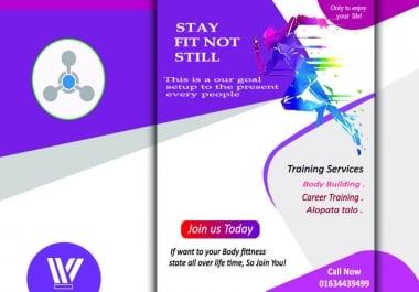 I will create unique poster design