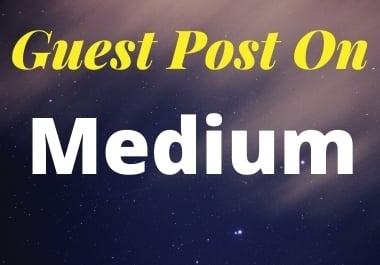 I will do guest post on Medium
