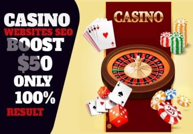 100 SEO Backlinks for Gambling and Casino / Poker /Betting websites