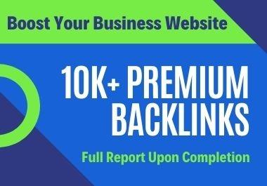 10,000 Premium Backlinks For Business Website