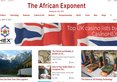 Guest Post On DR60 Google News Approved Site Theafricanexponent. com