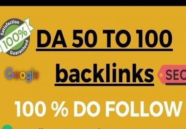 Miracle 40 DA50-DA100 Best Dofollow backlinks To Rank Higher