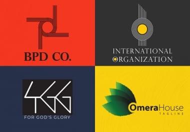 I will design modern creative minimalist business logo in 24hrs