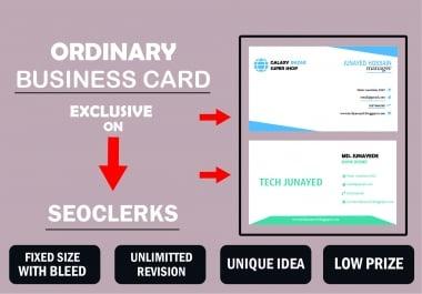 I will make an awesome business card