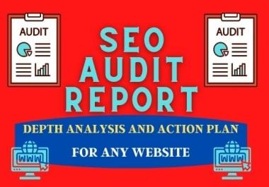 I will provide an expert SEO Audit for any website
