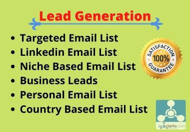 I will provide you targeted email list