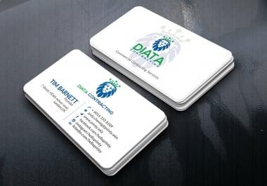 I will unique design business card
