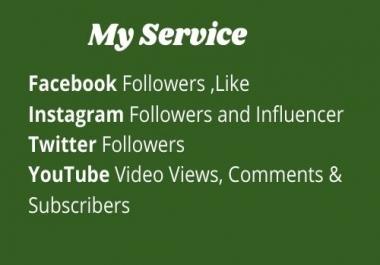 Social Media Marketing For your Social media account