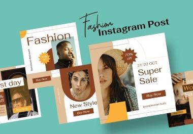 I will design premium quality Instagram post