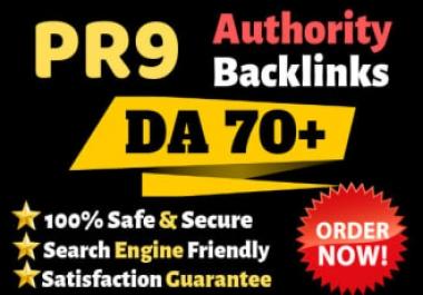 I will Build best 50 high quality high DA, PA SEO dofollow backlinks service