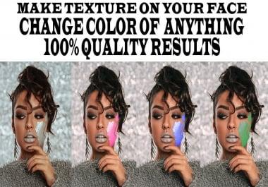 i will change color of anything and make it look orignal.