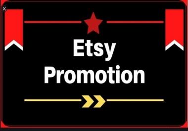 I will do etsy promotion marketing SEO etsy tags listing to boost etsy sales traffic
