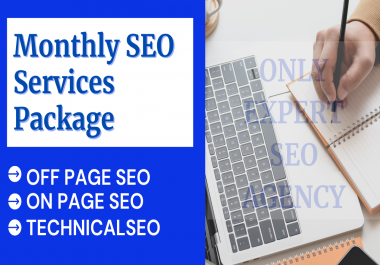 You will get to Google First page with monthly Onpage and Off- page seo service package