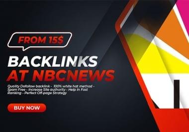 DoFollow Backlink from nbcnews. com