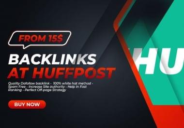 Backlink from huffpost. com for your Website