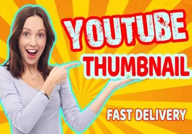 I will design youtube thumbnails unique